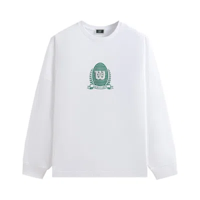 Pre-owned Kith X Wilson Crest Ramble Long Sleeve Tee 'white' | Men's Size L