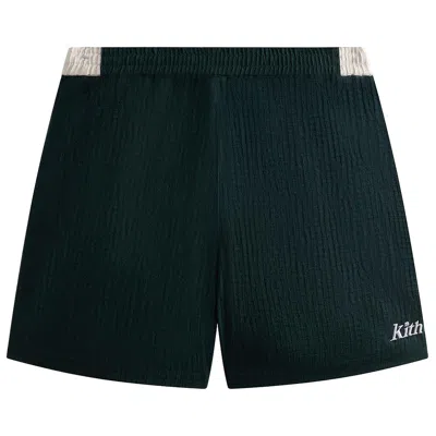 Pre-owned Kith X Wilson Dobby Active Short 'stadium' | Green | Men's Size Xl