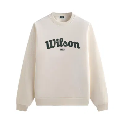 Pre-owned Kith X Wilson Nelson Crewneck 'sandrift' | Tan | Men's Size L In Brown