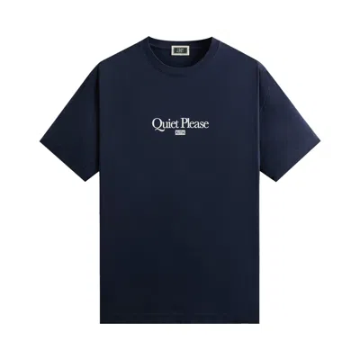 Pre-owned Kith X Wilson Quiet Please Tee 'nocturnal' | Blue | Men's Size M