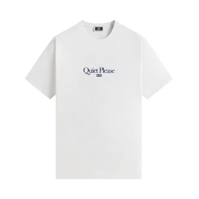 Pre-owned Kith X Wilson Quiet Please Tee 'white' | Men's Size L