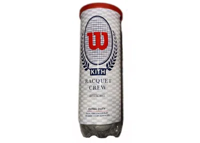Pre-owned Kith X Wilson Sealed Racquet Crew Tennis Balls In White