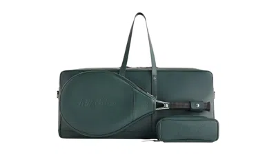Pre-owned Kith X Wilson Showmen Leather Tennis Bag In Stadium