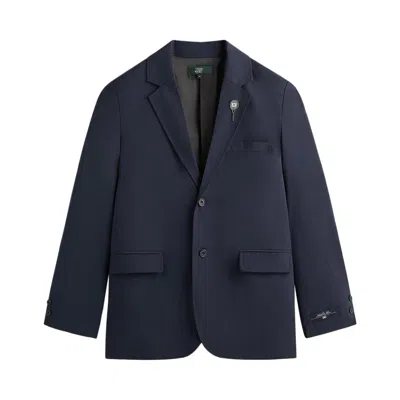 Pre-owned Kith X Wilson Wool Simon Blazer 'gulf' | Blue | Men's Size M