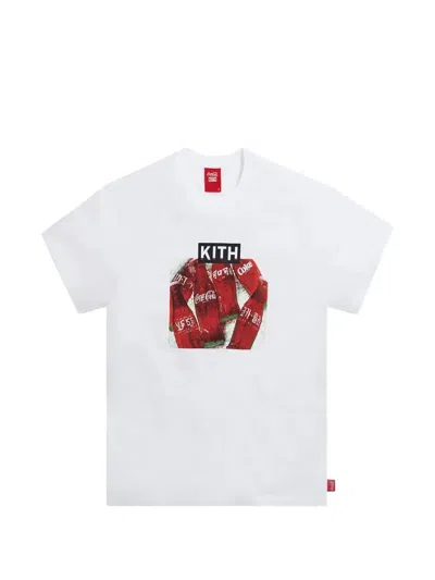 Kith Xcoca-cola Language Bottle Graphic T-shirt In White