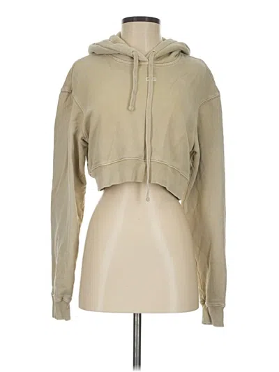 Pre-owned Kith Zip Up Hoodie In Tan