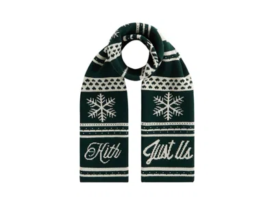 Pre-owned Kith Mas Fairisle Scarf In Stadium