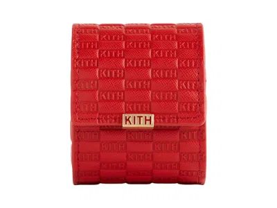 Pre-owned Kith Mas Monogram Saffiano Leather Single Watch Roll In Fame