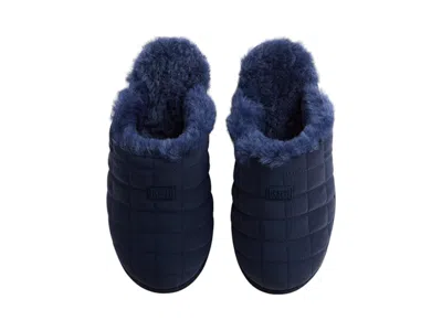 Pre-owned Kith Mas Puffed Logo Slippers In Nocturnal