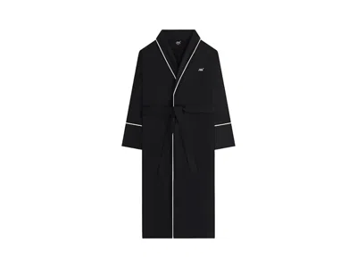 Pre-owned Kith Mas Women Modal Robe In Black