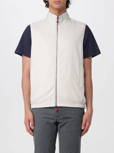 Kiton Reversible Nylon Vest In White
