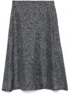 Kiton Printed Skirt In 黑色