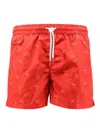 Kiton Printed Drawstring Swimming Trunks