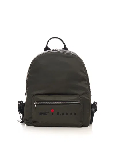 Kiton Backpack In Green