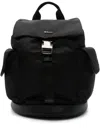 Kiton Logo-lettering Backpack In Black