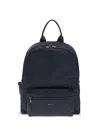 Kiton Zip-pocket Backpack In Blue