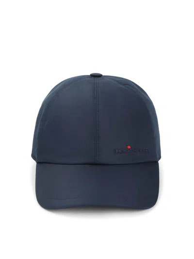 Kiton Baseball Cap In Dark Blue
