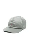 Kiton Baseball Cap With Curved Brim And Embroidered Logo In Grey