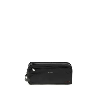 Kiton Beauty Case In Black