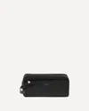 Kiton Rectangular Travel Case Front Pocket In Black