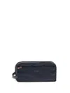 Kiton Nylon Beauty Case In Blue