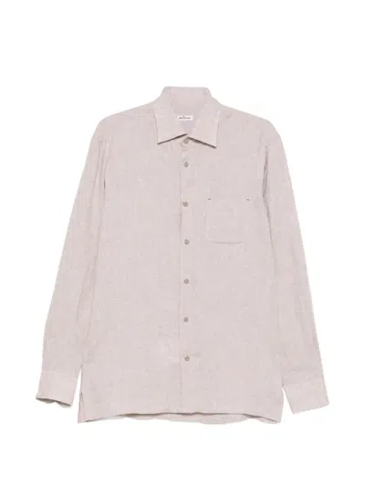 Kiton Beige Shirt In Neutral