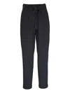 Kiton Belted Pleated Trousers In Black