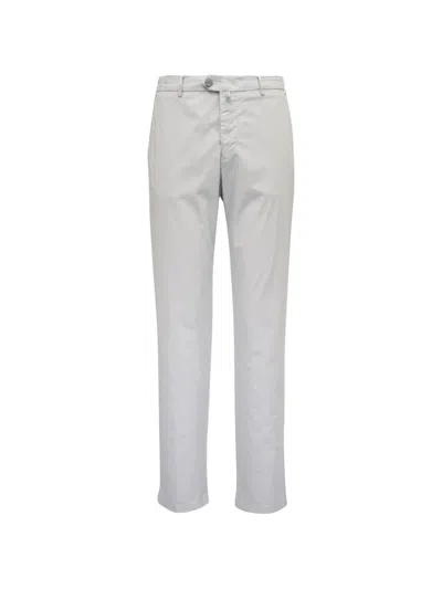 Kiton 벨트 루프 버튼 팬츠 In Gray