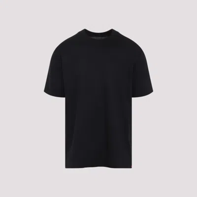 Kiton Short Sleeve Crew Neck T-shirt Design In Black