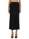 Kiton Elegant Knit Skirt Size 40 For Women In Black