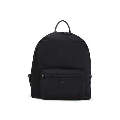 Kiton Black Polyamide Backpack