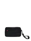 Kiton Black Pouch In Black