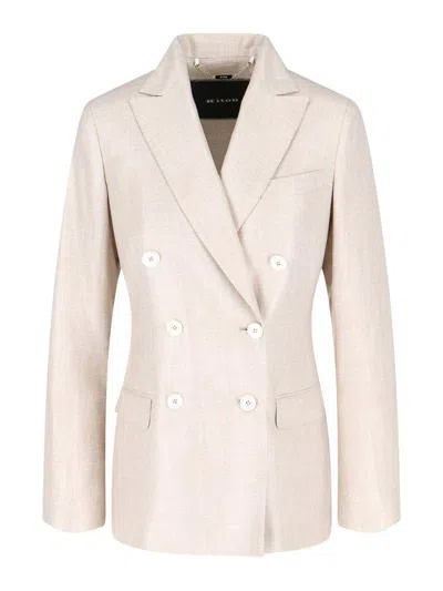 KITON BLAZER DOPPIOPETTO
