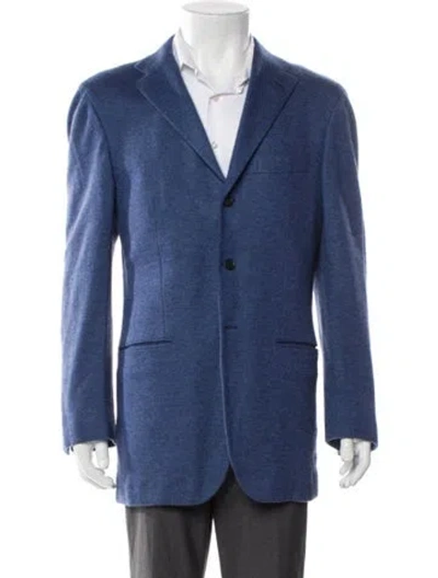 Pre-owned Kiton Blazer In Blue