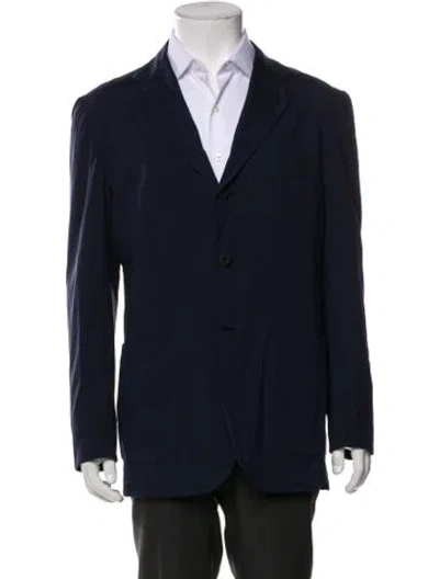 Pre-owned Kiton Blazer In Blue