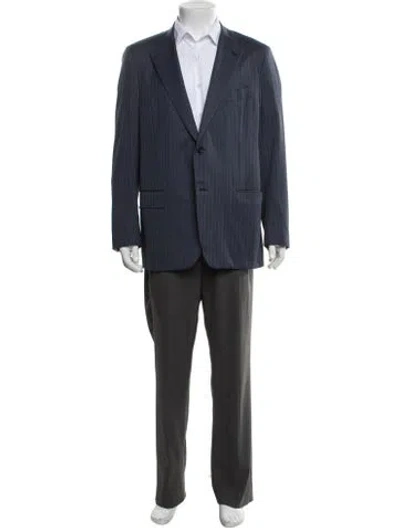 Pre-owned Kiton Blazer In Blue