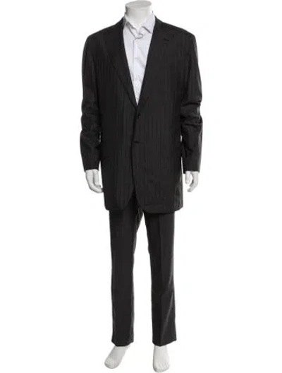 Pre-owned Kiton Blazer In Gray