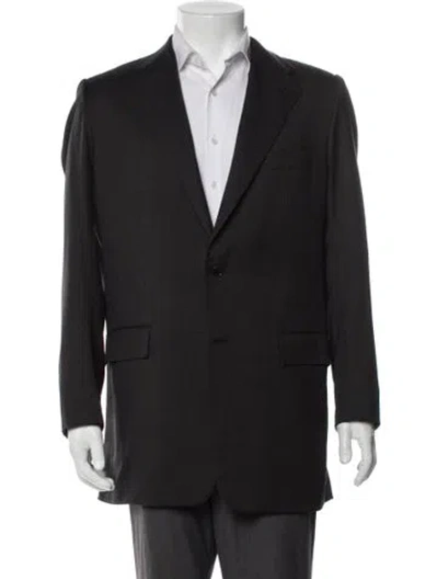 Pre-owned Kiton Blazer In Gray
