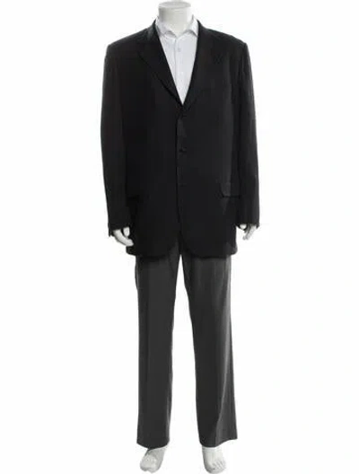 Pre-owned Kiton Blazer In Gray