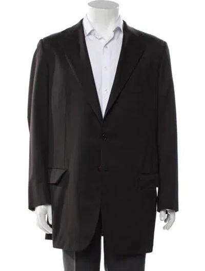 Pre-owned Kiton Blazer In Grey