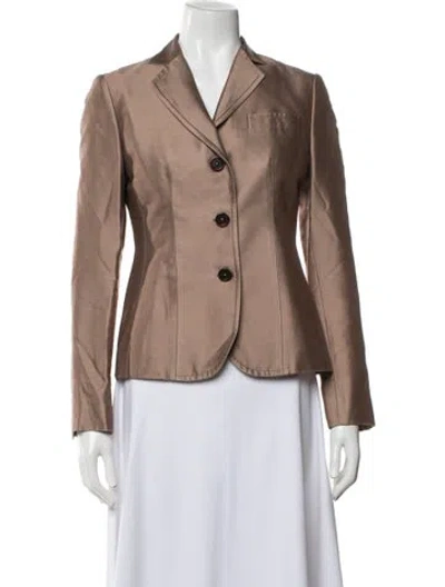 Pre-owned Kiton Blazer In Neutral