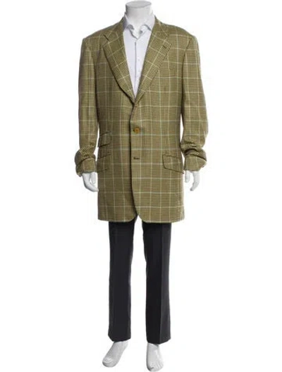 Pre-owned Kiton Blazer In Yellow
