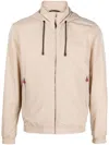 KITON BLOUSON ZIP-UP HOODED JACKET