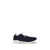 Kiton Fits Sneakers Round Toe Knit Upper In Black