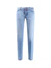 Kiton Five-pocket Jeans In Blue