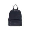 Kiton Zip-pocket Backpack In Blue