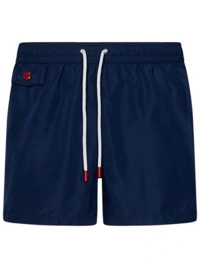 Kiton Navy Blue Swim Shorts