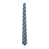 Kiton Blue Silk Tie In Multi