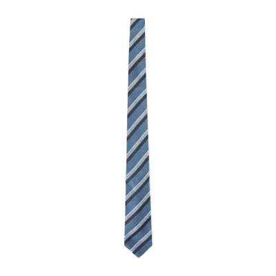 KITON KITON BLUE SILK TIE