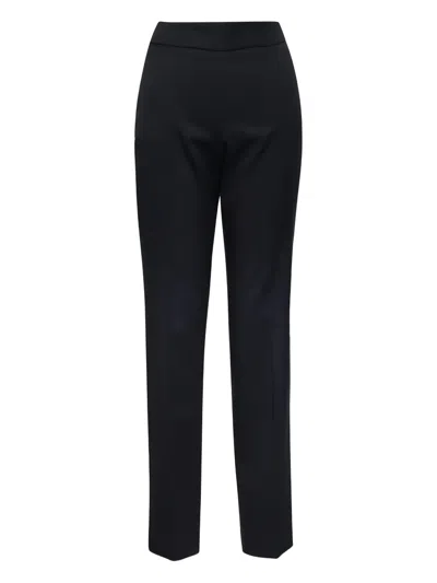 Kiton Blue Trousers In Black